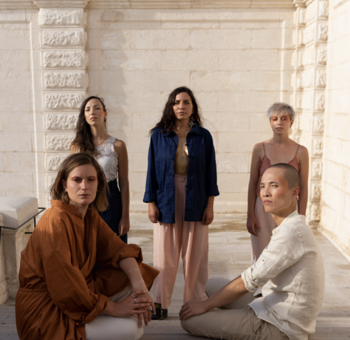 les 5 membres du groupe Virago