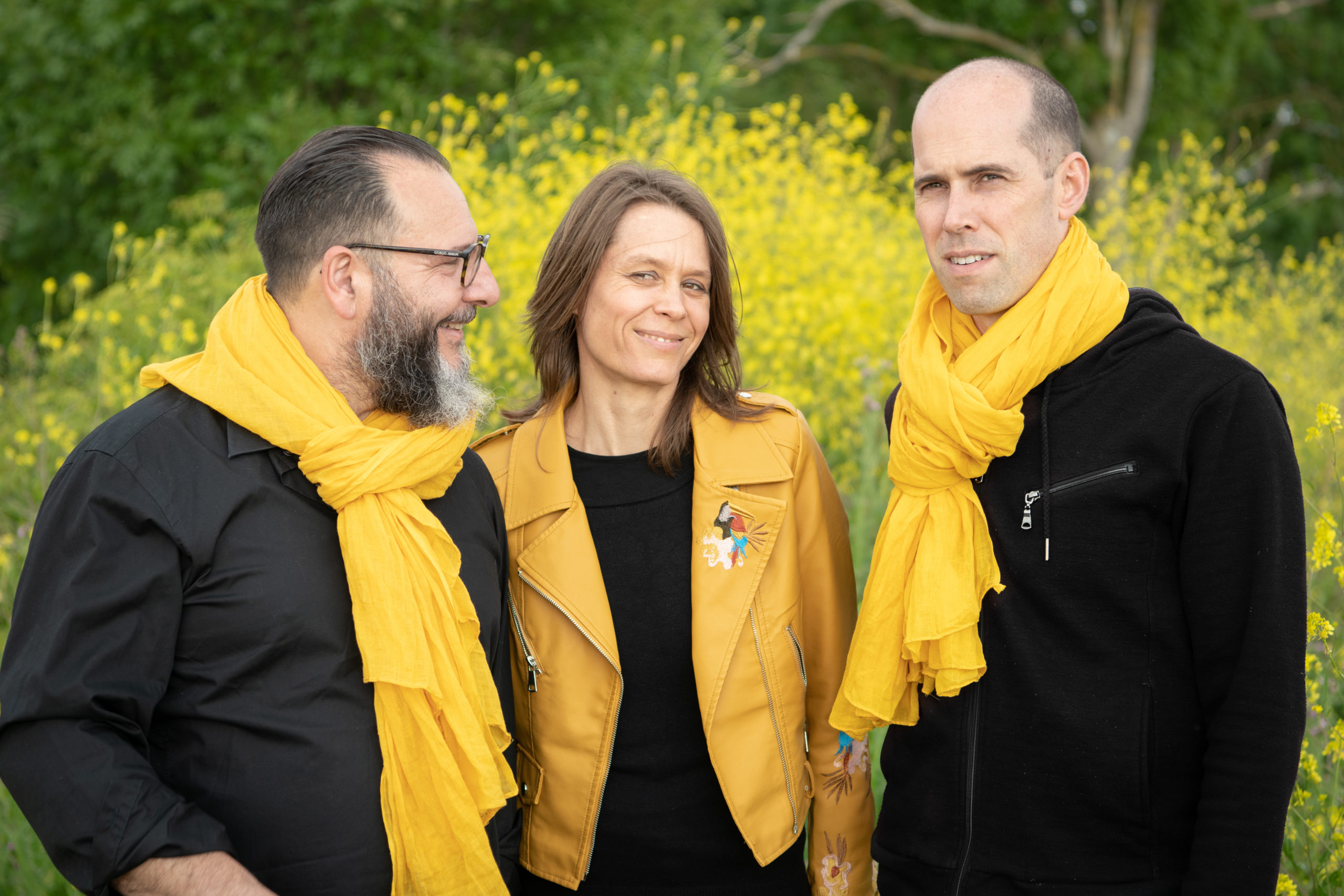 Portrait Céline Bonacina, Jean Luc di Fraya et Chris Jennings