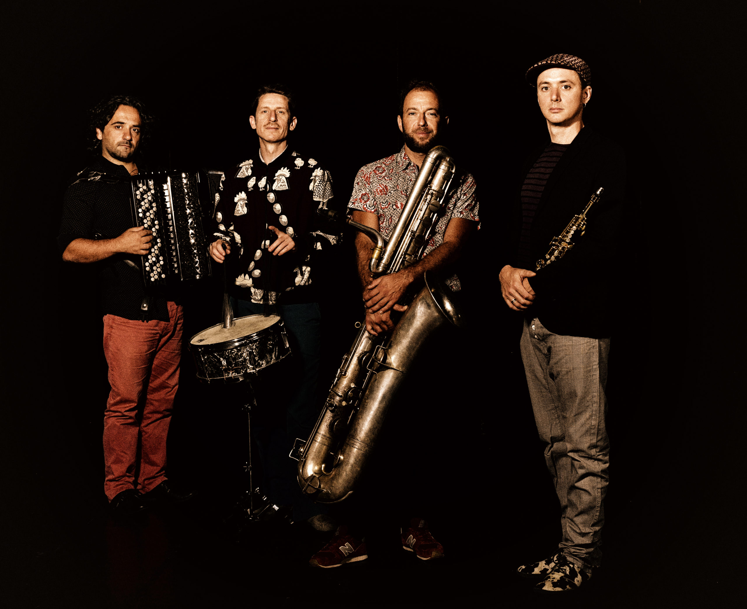 Les quatre musiciens d'Imperial Orpheon