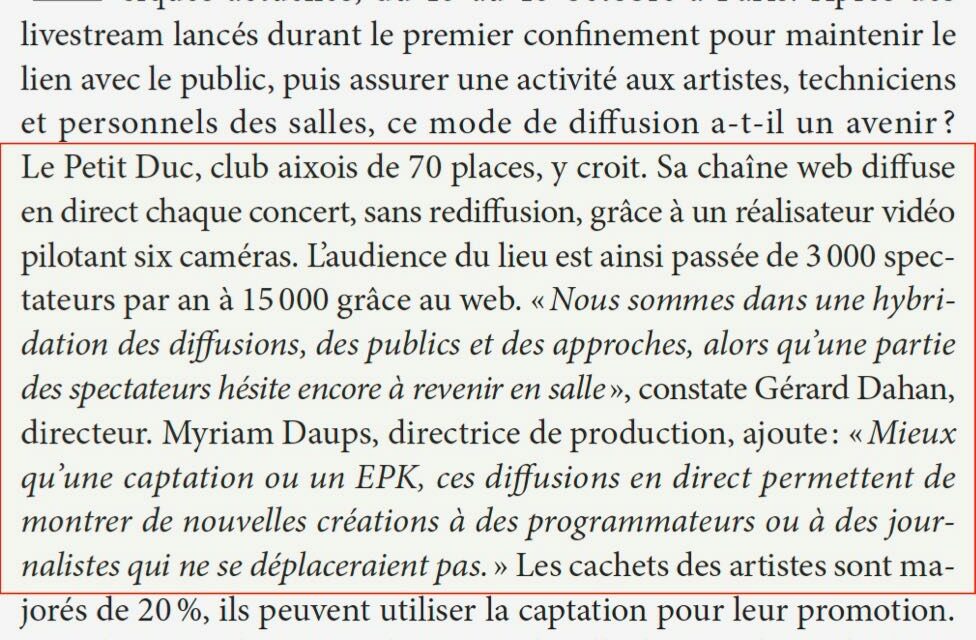 La Lettre du Spectacle-Le Petit Duc-Oct21